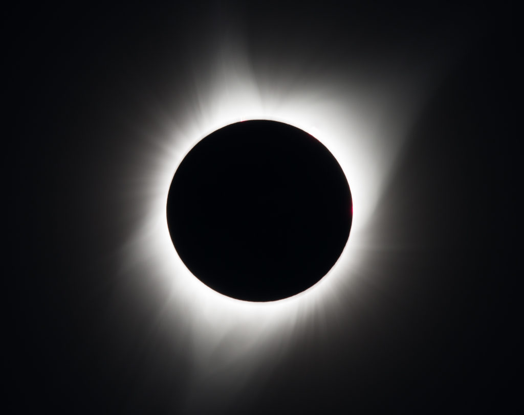 August 2017 Solar eclipse with corona